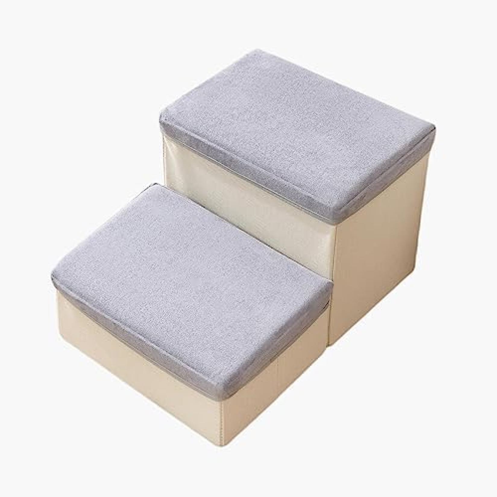 　　　 ◆◇◆売れている秘密◆◇◆ 【プレミアム素材】：スエード製で、柔らかく通気性があり、変形しにくく、ペットにとって上り下りは快適です。中空構造なので収納ボックスとしても使えます。 洗えるステップカバー：お手入れ簡単で快適な生活環境を保つ！ 装飾：しっかりした構造で耐荷重60kg！小さなペットに最適！ デザイン：緩やかな傾斜の階段で、ペットが快適に上り下り！ プレミアム素材：スエード製で柔らかく通気性があり、ペットにとって快適な階段！ 　　　◆◇◆注意事項◆◇◆ご覧のモニターの環境、撮影環境により実物と色味が異なって見える場合がございます。湿った状態で他のものと擦り合わせると色が移る恐れがあります。濃色品の洗濯時は、白色、淡色と分けて洗ってください。説明 「ペット用取り外し可能カバー付きスロープはしご - 幅広滑り止めステップ付き 40x35x20cm」【プレミアム素材】：スエード製で、柔らかく通気性があり、変形しにくく、ペットにとって上り下りは快適です。中空構造なので収納ボックスとしても使えます。 洗えるステップカバー：取り外し可能なカバーでお手入れも簡単！清潔な環境を維持できます。 装飾性：スロープはしごの安定した構造で、さまざまな家のインテリアに馴染みます。 デザイン：緩やかな傾斜で簡単に登れる階段。ペットにとって安定したアクセスが可能です。 プレミアム素材：柔らかく通気性の高いスエード素材で、ペットに快適な上り下りを提供。収納ボックスとしても利用可能です。