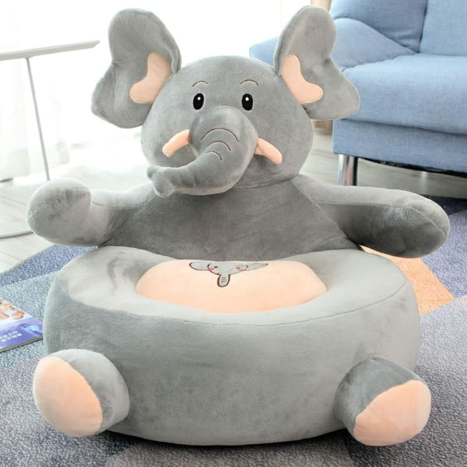 ベビーソファー キッズソファー お座り練習チェア ぬいぐるみ ふわふわ ソフトチェア 柔らかい かわい..