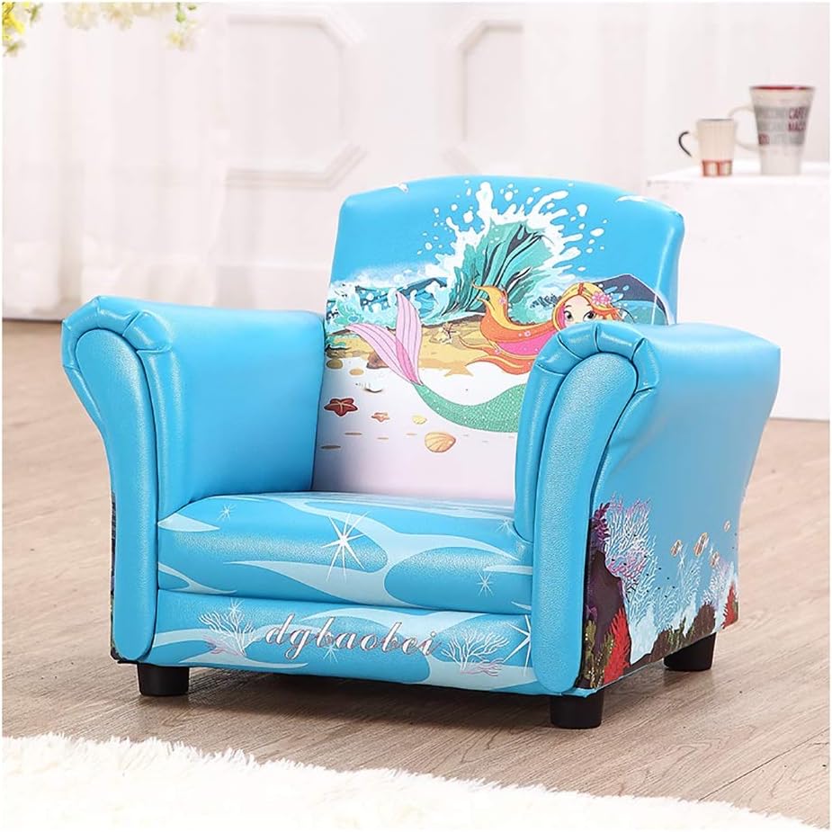 子供用ソファ キッズソファー ソファスツール子供のソファ漫画プリンセスかわいい人魚のソファチェア戻..