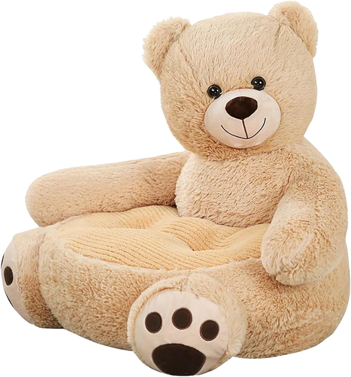 幼児用椅子 幼児用リクライニングチェア キッズソファ かわいい漫画 クマ 幼児用アームチェア ぬいぐる..