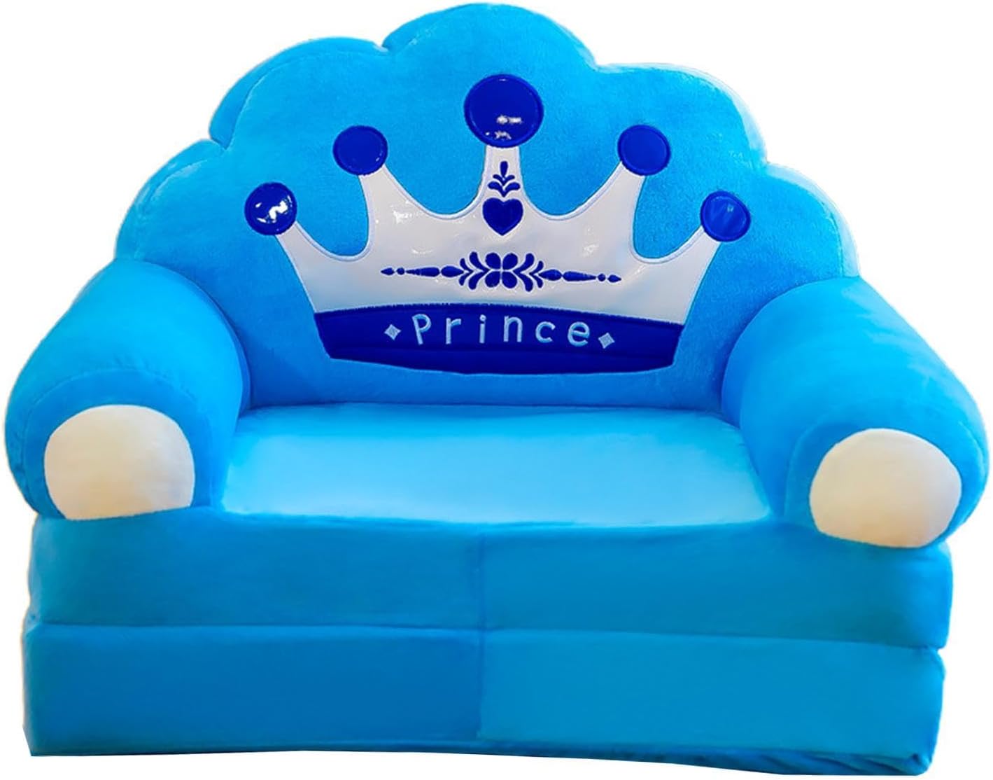 子供用折りたたみソファーチェア、漫画ソファー子供用カウチ折りたたみ子供用ソファーアームチェアプレ..