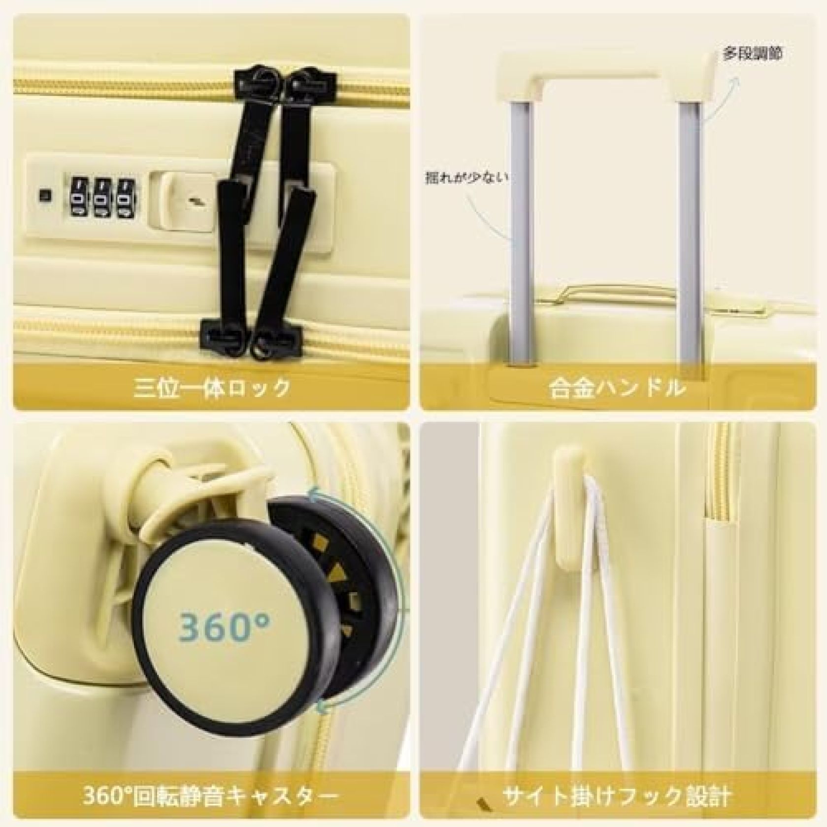 大森麗萱の【20%OFFクーポン〜】スーツケース フロントオープン 機内持ち込み usb キャリーケース 前開き キャリーケース 1泊2日 キャリーバッグ 2泊3日 軽量 旅行 スーツケース 静音 ミニスーツケース キッズキャリーケース｜アングル3
