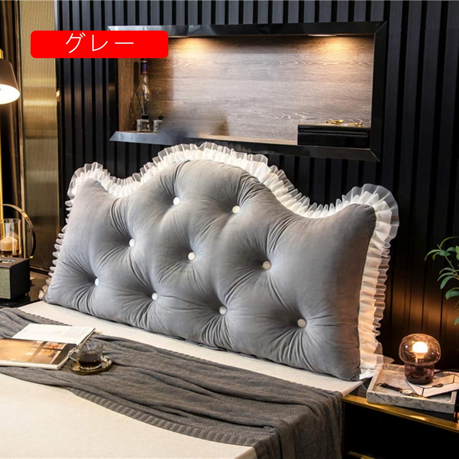 【全店通用25%OFFクーポン】背もたれ枕 ベッドソファ用 150*80cm ウェッジ枕 読書枕 ウエストクッション 取り外し可能 疲労を軽減 もちもち 柔らかい ふわふわ リビング 寝室 仮眠 インテリア 多機能 グレー 背 [3]