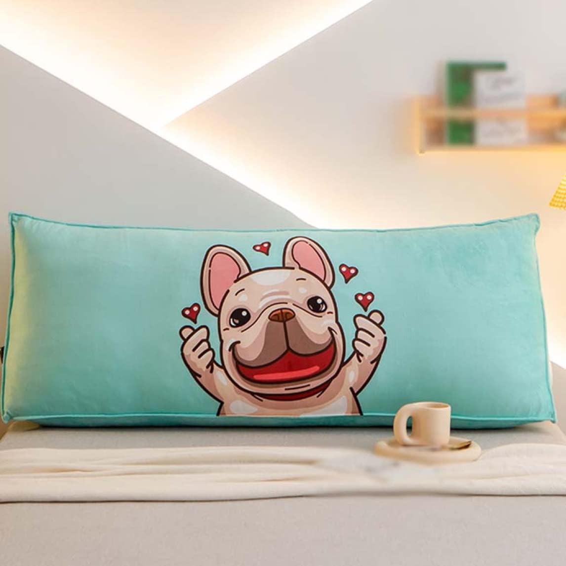 【全店通用25%OFFクーポン】背もたれ クッション 120*45*24 ベッド 三角 背もたれクッション 三角クッション三角枕 ソファー テレビ枕 読書枕 ふわふわ ベッドクッション 背中クッション カラー2 ベッド用 低反 [2]