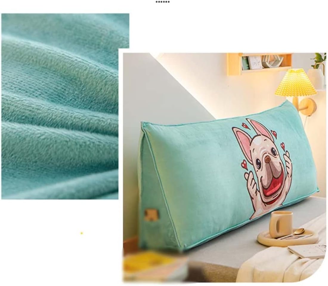 【全店通用25%OFFクーポン】背もたれ クッション 120*45*24 ベッド 三角 背もたれクッション 三角クッション三角枕 ソファー テレビ枕 読書枕 ふわふわ ベッドクッション 背中クッション カラー2 ベッド用 低反 [3]