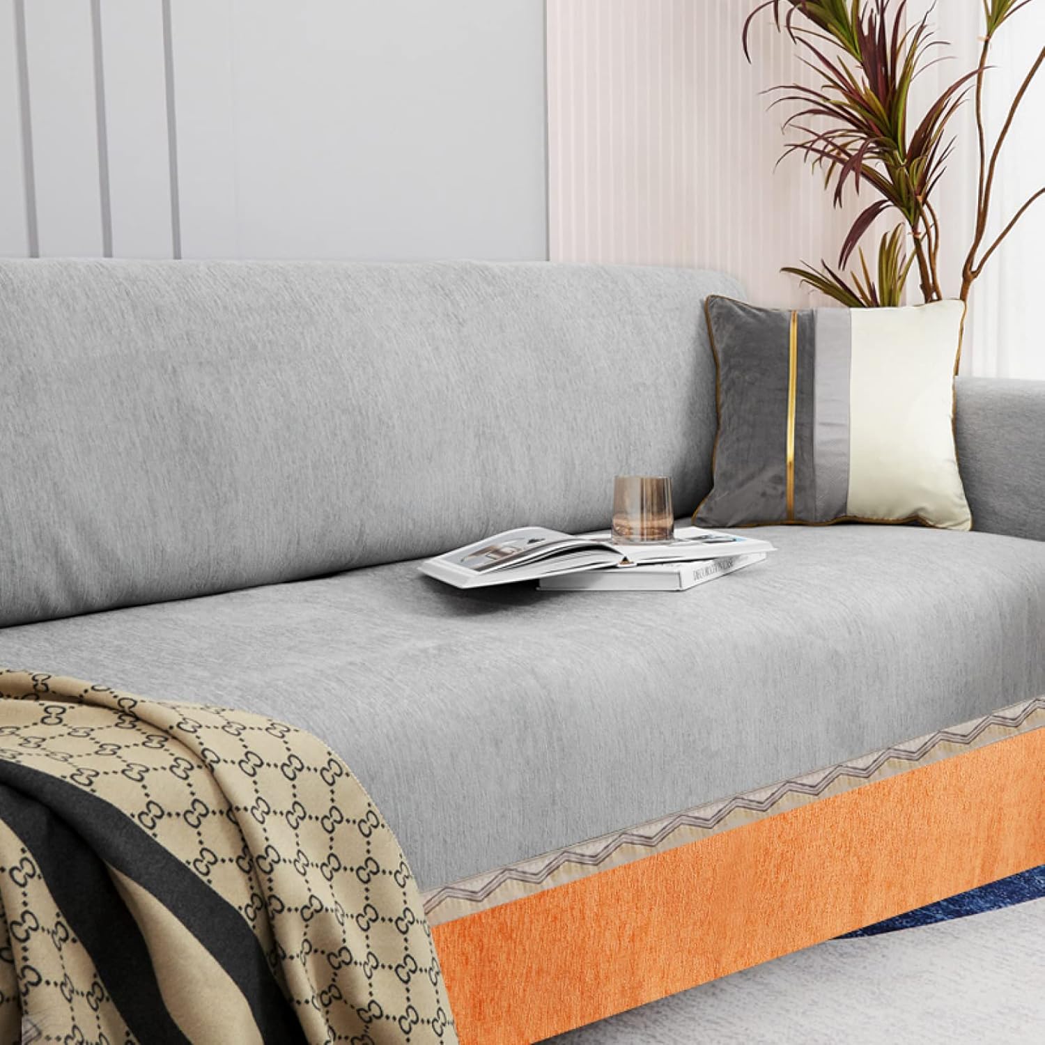 マルチカバー ソファカバー 夏用 オシャレ 長方形 ソファーマット ブランケット 190*280 ベッドカバー 多機能 キレイ ソファーかばー 1ピース 欧米風 個性 ソファーカバー インテリア シェ