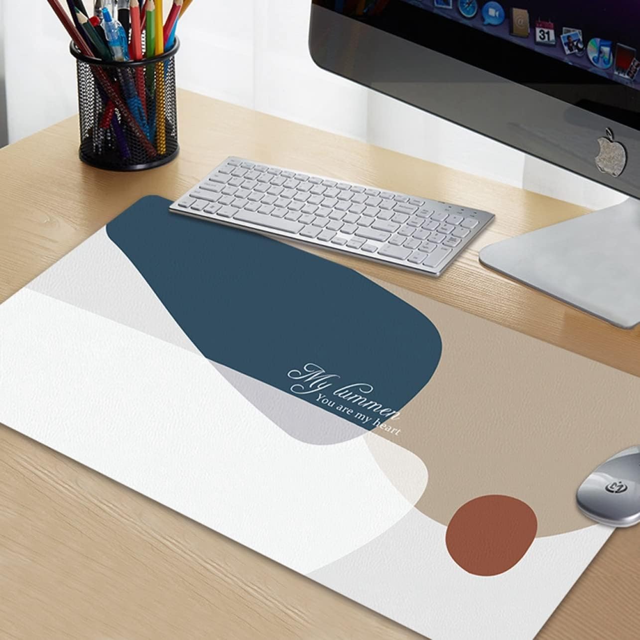 デスクパッド 超大判 PUレザー ゲーミングマット マウスパッド オフィスデスクマット 防水 オフィス 80*30*0.2cm ホーム用 テーブルマット デスクマット ラップトップマット パソコンマッ