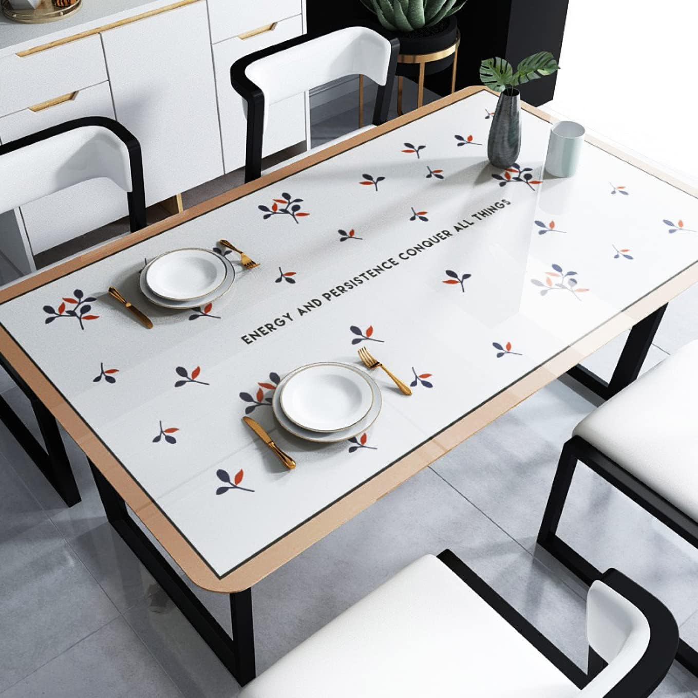 テーブルクロス 果物柄 デスクパッド テーブルマット 85*135 オールシーズン 防水防油 撥水加工 和風 防水 カラー シンプル おしゃれ PUレザー 取扱...