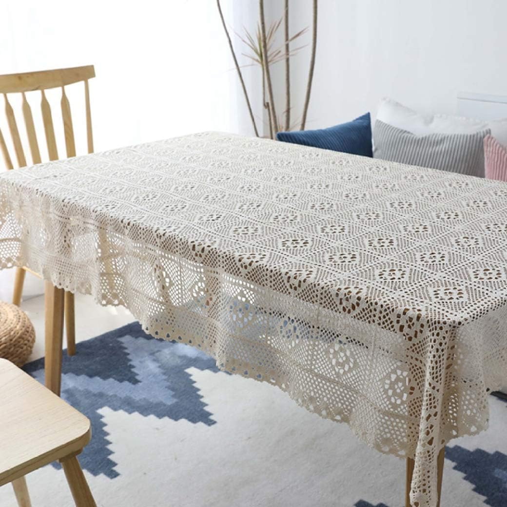 　　　 ◆◇◆売れている秘密◆◇◆ 素材：コットン（手編み） ★サイズ：60*60cm　85*85cm　100*140cm　140*140cm　140*160cm　140*180cm　140*200cm　140*220cm　140*250cm　180*180cm ★色： ?色1（タッセルなし）、?色2（タッセル）、?色3（タッセル） ★ご注意：枕カバーなし。 ★シーン：キッチン、事務机、学習テーブル、茶卓、ピクニック布、家具ぞうきん、写真の背景の布、ダイニングルーム、ベッドルーム、バルコニー、ギャザリング 。 手作り精巧のかぎ編み、花柄のモチーフ、ナチュラルでエレガントなテーブルクロスです。テーブルの上に敷くだけで明るい雰囲気になり、食卓が華やかになります！丸いテーブルも四角の机もが一気に華やかになります！ この現代的な美意識を融合させた伝統工芸品はインテリアを上品な雰囲気へ。いつものダイニングを華やかに彩り、料理や器を引き立ててくれます。吸水性と通気性が優れたコットン生地を採用し、爽やかな手触りがり、通年お使いいただけるテーブルカバーです。 テーブルやサイドテーブル、コンソール、家具などの上に様々な所で活躍できます。 食卓はもちろん、おしゃれなマルチカバーとしても使えます。カラーは優しいおしゃれな色合いで、どんなテーブルとも相性バッグンで、違和感なく使えます！ 大人っぽい雰囲気でシックなインテリアに合うブラックカラー、ナチュラルテイストなインテリアに合うべージュの2色をご用意しました。 洗濯可、アイロン可（低い温度）、お手入れ簡単。*折り目がある場合、少し水を濡れて伸ばすこと、又は低温でアイロンをかけることが取れます。お洗濯の際は、手洗いモードにて必ず専用ネットをご利用ください。ご家族、友達、同僚などへの最高のプレゼントです！ 　　　◆◇◆注意事項◆◇◆ご覧のモニターの環境、撮影環境により実物と色味が異なって見える場合がございます。湿った状態で他のものと擦り合わせると色が移る恐れがあります。濃色品の洗濯時は、白色、淡色と分けて洗ってください。説明 商品タイプ名：テーブルクロス マルチカバー 食卓カバー テーブルマット 素材：コットン 機能：美しい装飾 レース ジャカード 滑り止め 防カビ 耐久性 洗える お手入れ簡単 防傷性 サイズ：約 60*60cm　85*85cm　100*140cm　140*140cm　140*160cm　140*180cm　140*200cm　140*220cm　140*250cm　180*180cm　 カラー：?色1（タッセルなし）、?色2（タッセル）、?色3（タッセル） 装飾性：レースのジャガード柄がとても繊細で高級感漂うテーブルクロス。テーブルの上に敷くだけで明るい雰囲気になり、食卓が華やかになります！ 大人っぽい雰囲気でシックなインテリアに合うブラックカラー、ナチュラルテイストなインテリアに合うべージュの2色をご用意しました。 定番で常に人気の高いテーブルクロスです。★ 和風★洋風コーディネートに シンプルなデザインが、和風のセッティングにもエレガントな洋風のコーディネートにも合わせやすい点も魅力的です。 毎日の食卓にぴったりです。 お部屋のイメージを変えて新しい生活を始めてみましょう！ お部屋の雰囲気に合わせやすく、料理や食器と合わせて雰囲気を演出してみたり、季節や気分に合わせて気軽にテーブルクロスを着替えましょう。 シーンを問わずに使える このテーブルクロスは、キッチン、事務机、学習テーブル、茶卓、ピクニック布、家具ぞうきん、写真の背景の布、ダイニングルーム、ベッドルーム、バルコニー、ギャザリング、またはその他の屋外のリビングスペースに合わせています。 こちらのテーブルマットはシンプルなデザインと使いやすい長方形、正方形と円形で、シーンを問わずにお使いいただけます。 家テーブル用だけではなく、パーティー、宴会などシーンにも対応できるオシャレなテーブルコーディネートが楽しめます。ご自身用はもちろん、プレゼントとしてもいいです。 耐久性?抗菌防臭性/汚れ コットンの素材で天然の抗菌防臭性を持つ、細菌類が繁殖しにくく、生地がしっかりして、防カビ可能で、触った感じは柔らかい、水洗いもできるので安心して使用してください。 テーブルの汚れ?傷防止だけでなく、食卓を簡単イメージチェンジ。 耐摩耗性、十分な耐久性を実現する方法で処理されます。 ご注意事項 ★汚れた時は、手洗い?洗濯機利用可能です。できれば手洗いがおすすめです。 ★お洗濯の際は、手洗いモードにて必ず専用ネットをご利用ください。 ★キッチン用漂白剤は、薬剤成分や濃度により脱色の可能性があります。 ★30摂氏温度以下の水で洗濯してください。 ★掲載している商品画像は、実際の色味を再現できるよう調整しておりますが、ご覧頂いておりますPCモニタ?携帯端末の画面等の環境や、実際に敷くお部屋の照明等の光加減に左右されます。