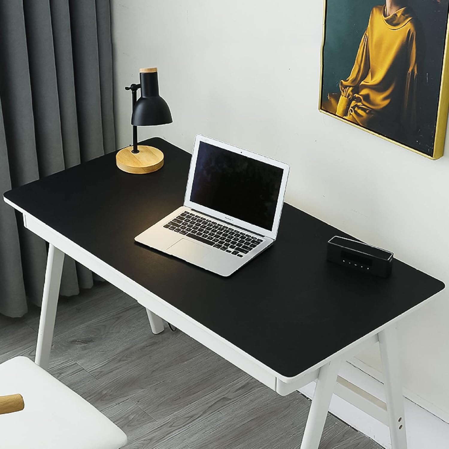 マウスパッド テーブルマット 事務机 ラップトップマット マウス対応 オフィスおよび家庭用 カラー8 防水デスクマット マウスパッド ラップトップマット パソコンマット PUレザー 両面使用 夏 冬