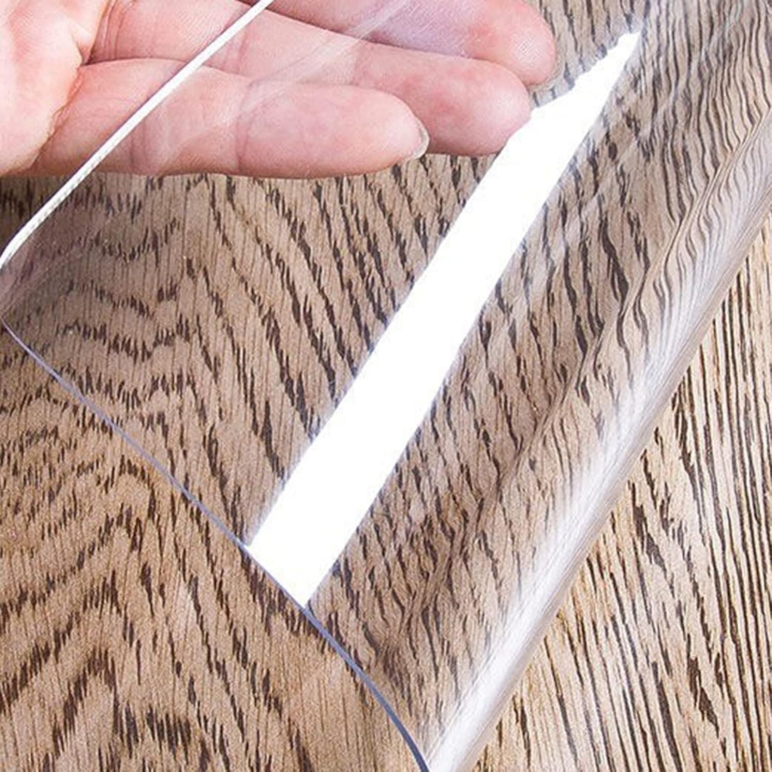 デスクマット 撥水加工 おしゃれ モダン 透明 ダイニング 厚さ1.5mm お手入れ簡単 テーブルクロス 四季..