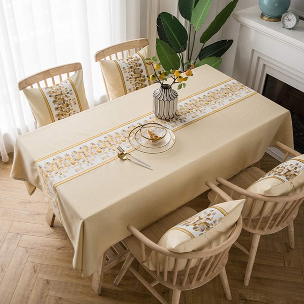 テーブルクロス 撥水 撥油 長方形 北欧 おしゃれ テーブルカバー 防水 汚れ防止 食卓カバー インテリア 拭きやすい ダイニング キッチン用品 耐久 耐熱 4人がけ 6人掛け 汚れをサッと拭ける