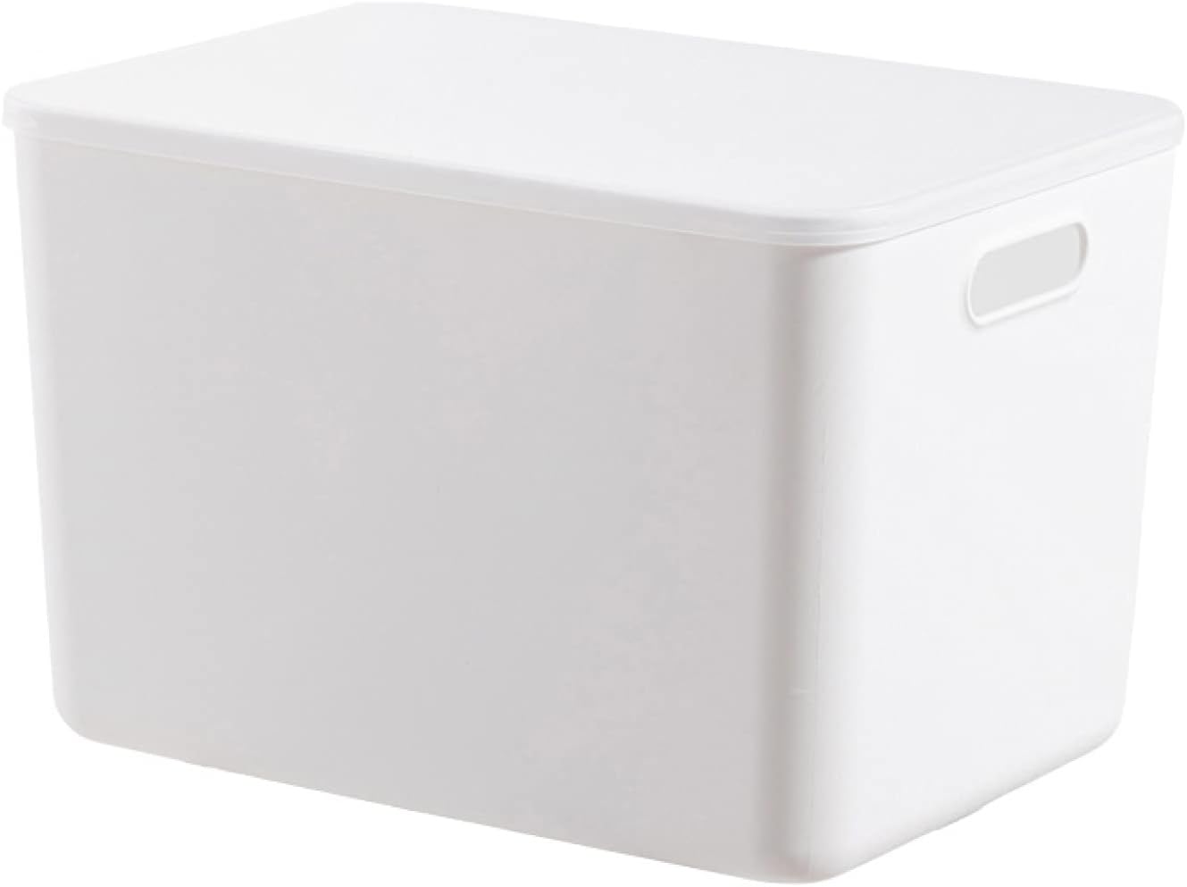 大容量 収納バスケット プラスチック 白 整理 シンプル おしゃれ スタッキング収納 洗濯物入れ 洗濯用..