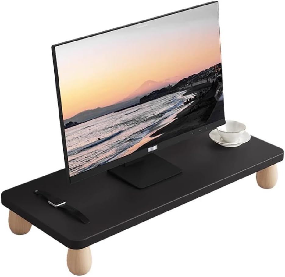 モニター台 木製 パソコンデスク PC台 ノートパソコンデスク テレワーク おしゃれ 55*20*6.5cm 北欧 pc..