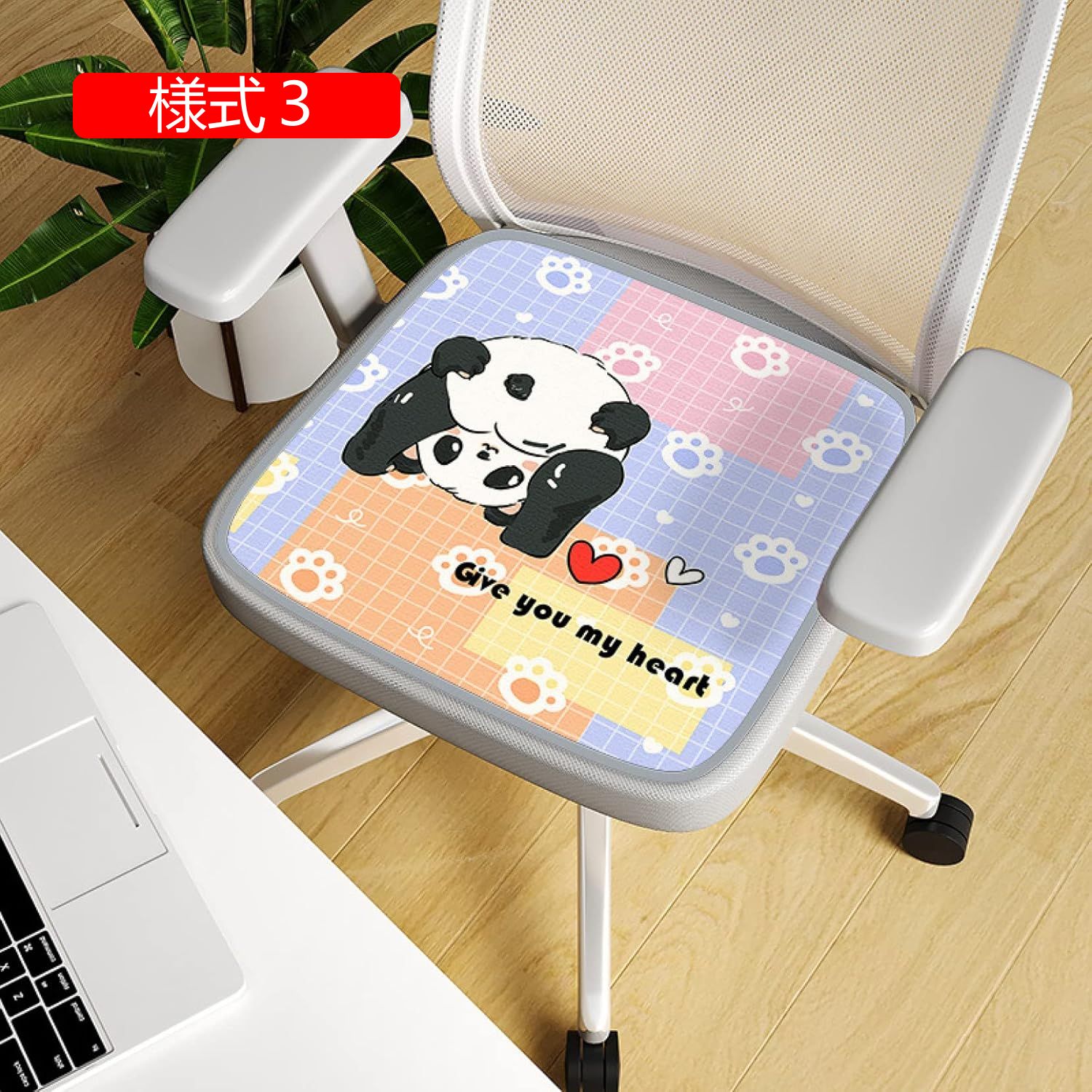 チェアパッド 座布団 シートクッション 北欧風 座椅子クッション 滑り止め 椅子クッション 座布団 ダイニングチェアパッド 体圧分散 お尻に優しい 厚手 座布団 45*45cm*1 チェアクッション [2]