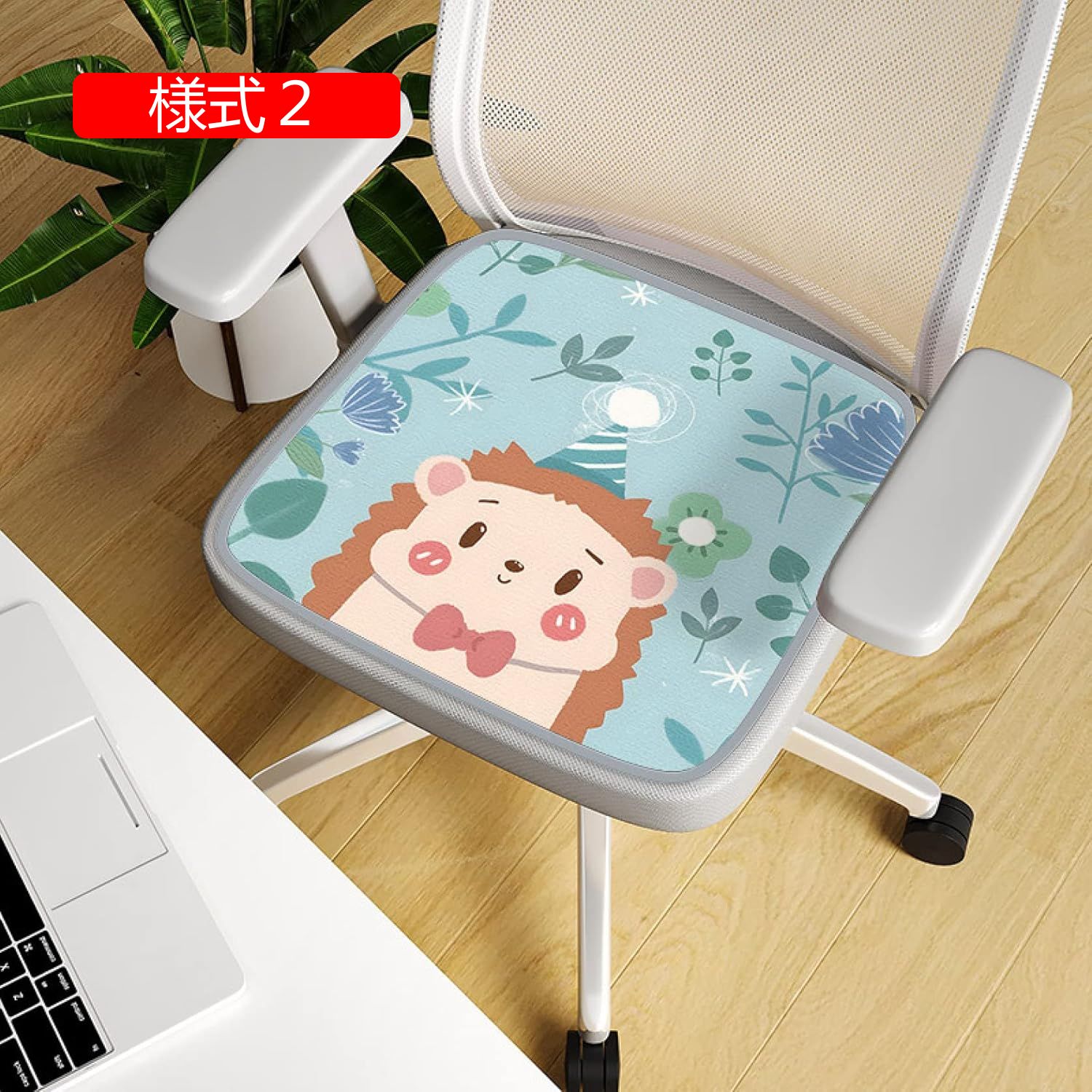 【全店通用25%OFFクーポン】シートクッション チェアパッド 四角形 椅子用 低反発 チェアカバー 様式5 柔らかい 薄型 チェアパッド おしゃれ お尻に優しい 体圧分散 洗える 座り心地いい ふわふわ 30*30cm*2 [3]
