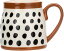 マグカップ 陶器 500ml ドット柄 クリスマス ギフト カップル ホーム オフィス コーヒーショップ 喫茶..