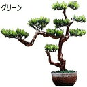 人工観葉植物 人工居住松の盆栽の木の天然根の芸術人工的な松の針セラミック植木鉢事務所研究のリビングルームの装飾 人工盆栽