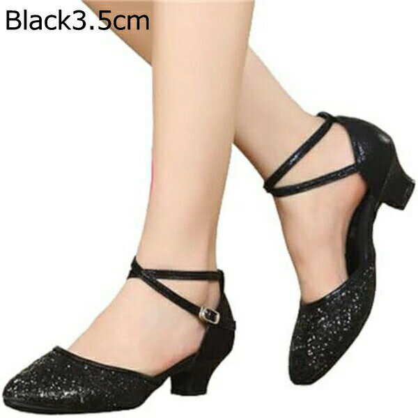 大人の光沢のあるクロスストラップラテンダンスシューズ、4色のソフトソールルンバダンスシューズ、2つ..