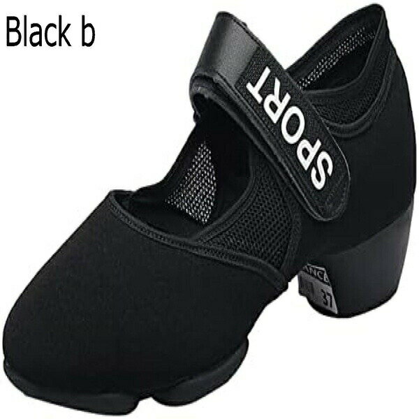 女性用 ラテンダンスシューズ スプリットソール ソフト モダンダンスシューズ 粘着性 通気性 ローヒー..