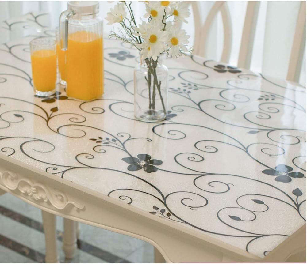 デスクマット 透明 学習机 デスクマット デスクマット レザー デスクマット 70*120 非転写 PVC ダイニングテーブル 畳 多機能 防水マット デスクマット テーブルマット 透明 クリア PV