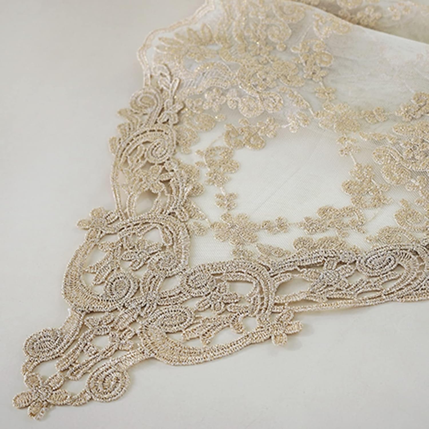 テーブルランナー レース おしゃれ 白 北欧 テーブルセンター 結婚式キッチンの装飾 ローテーブル テレビキャビネット ドレッサース ゴールド ティーテーブル ...