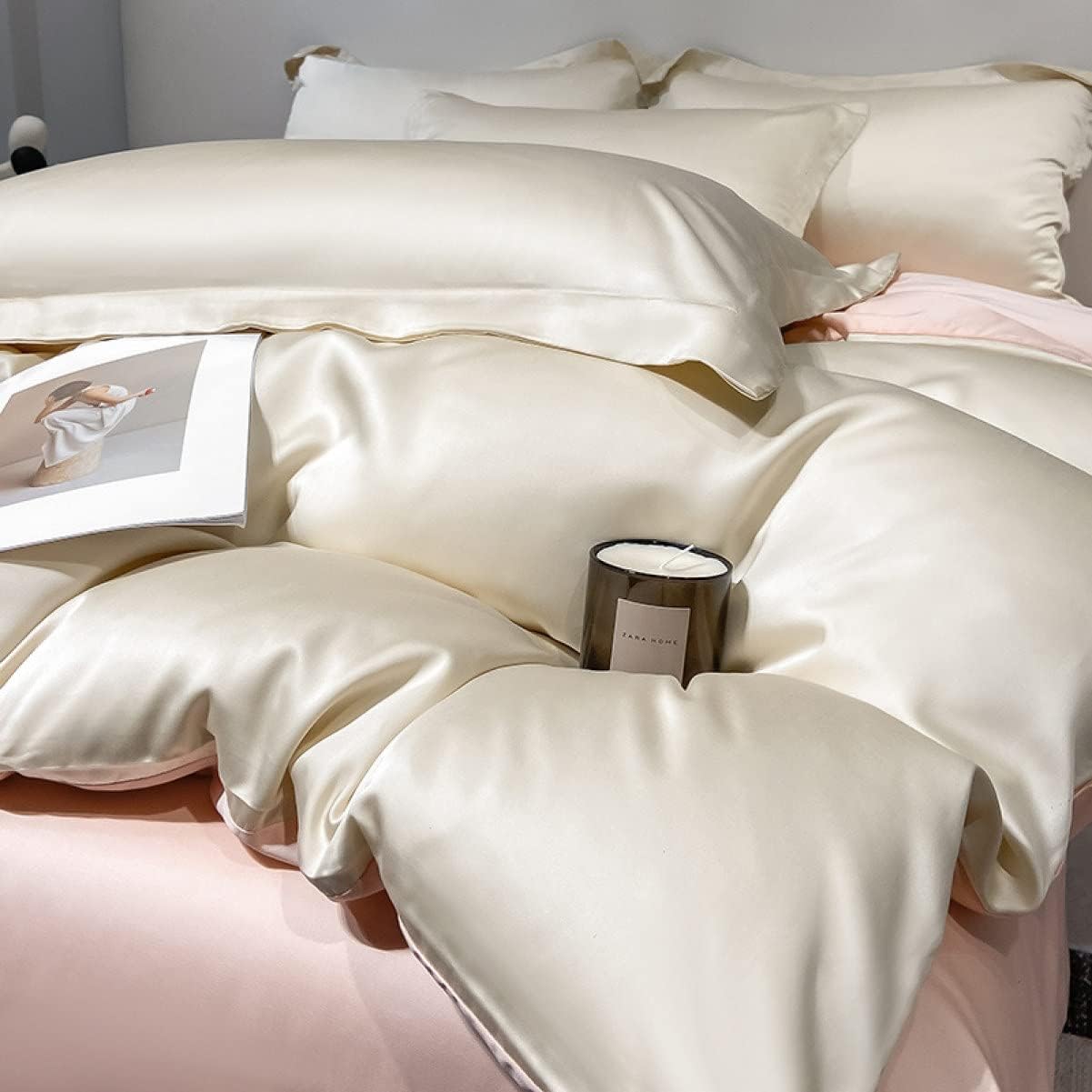 布団カバーセット 高級ホテル仕様 色4 3点セット シングル シルクみたい レーヨン ダブル 4点セット 寝具カバー 柔らかい 北欧 おしゃれ ひんやり サラサラ 抗菌 防臭 健康 快眠 高密度 シル