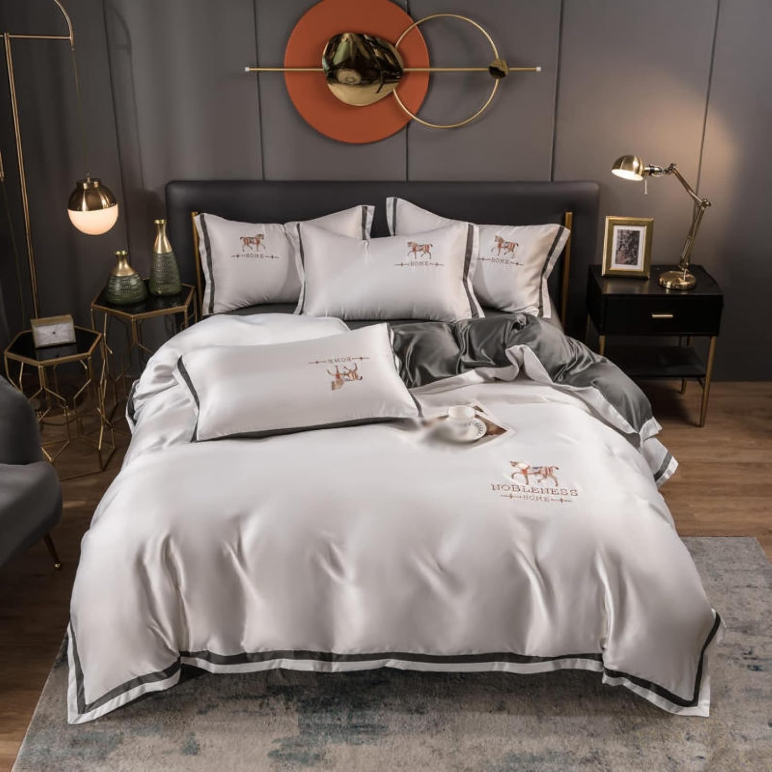 掛け布団カバー 3/4点セット 北欧風 寝具カバーセット シーツカバー ピローケース 洋式?和式兼用 布団..