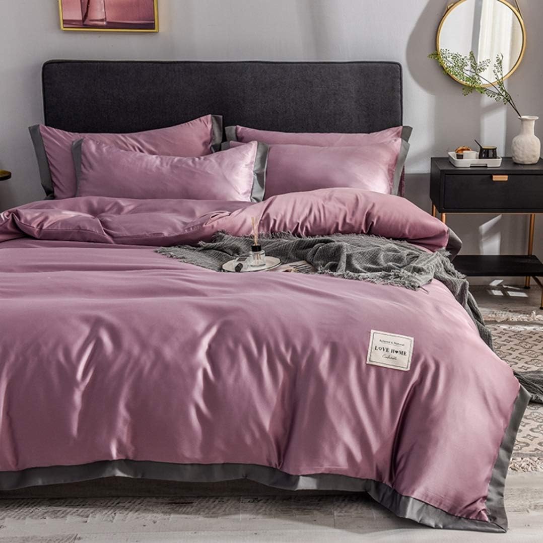 掛け布団カバー 抗菌防臭 寝具カバーセット 北欧風 A1.5m かわいい 優しい肌触り ふとんカバー 枕カバー 夏 涼しく 冬 暖かく 通気性 4点セット ベッド用 柔らかい 洋式 和式 カラー6 簡