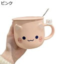 マグカップ 陶器 蓋付き コーヒーカップ 猫 大きめ 450ml スプーン付き おしゃれ 紅茶 コーヒー ジュース 牛乳 水カップ 家庭用 プレゼント 大人 女の子 男の子 可愛い 耐熱 ティーカップ お茶カップ 牛乳カップ