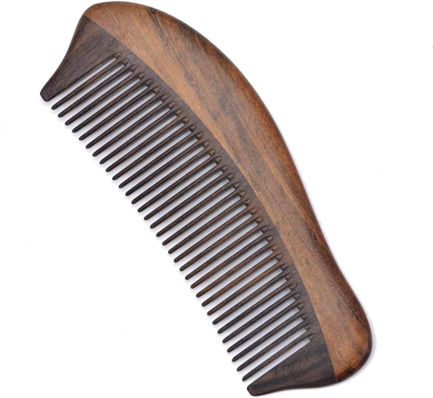 高級木製櫛 携帯用 静電気防止 櫛 木製 天然自然木 木櫛 男女兼用 (木製櫛?新型)