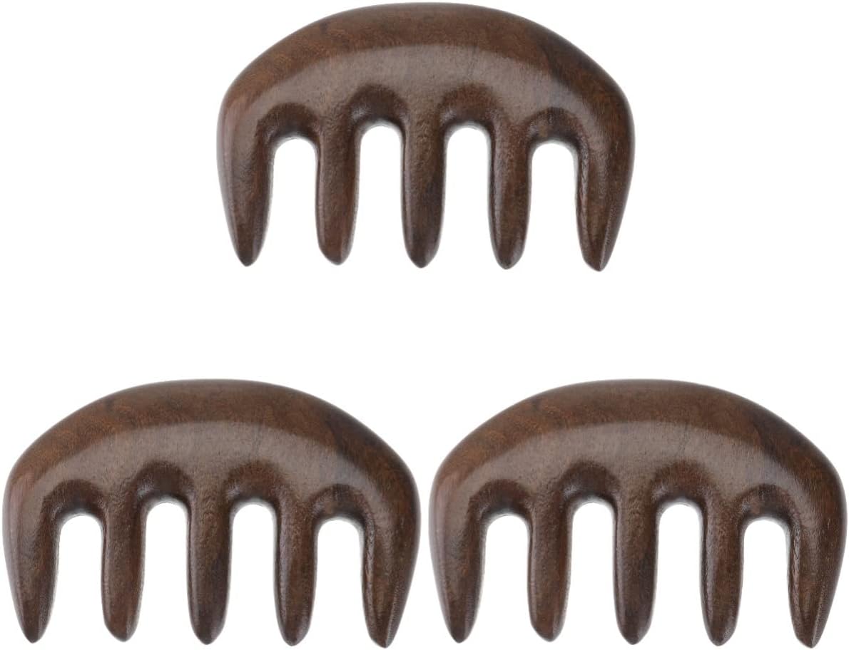 1pc肥厚ツールマッサージャーポケットマッサージ子午線男性スパともつれ解消櫛髪カーリーワイドナチュ..