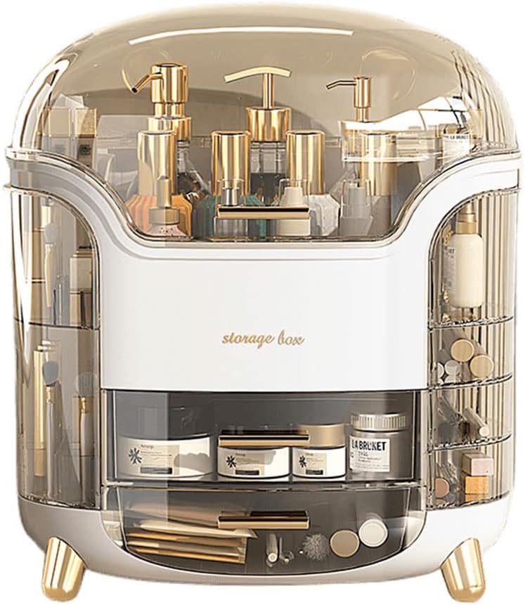 メイクボックス コスメボックス 大容量 持ち運び 化粧品収納ボックス 透明アクリル メイク コスメ収納 ..