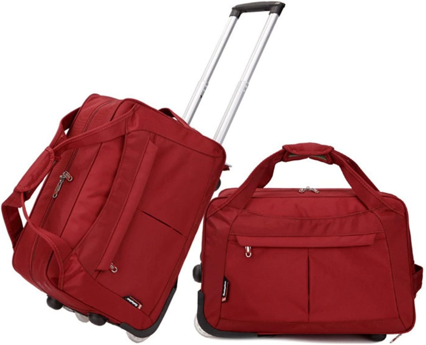 ボストンキャリー 2way キャスターバッグ 50L キャリーバッグ 折りたたみ 大容量 2輪 撥水加工 トロリ..