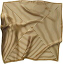 スカーフ レディース 70x70cm シルク風 スクエアスカーフ 制服用 ネッカチーフ おしゃれ ストライプ 滑らか 柔らか カジュアル 正方形 多機能 海辺 ...