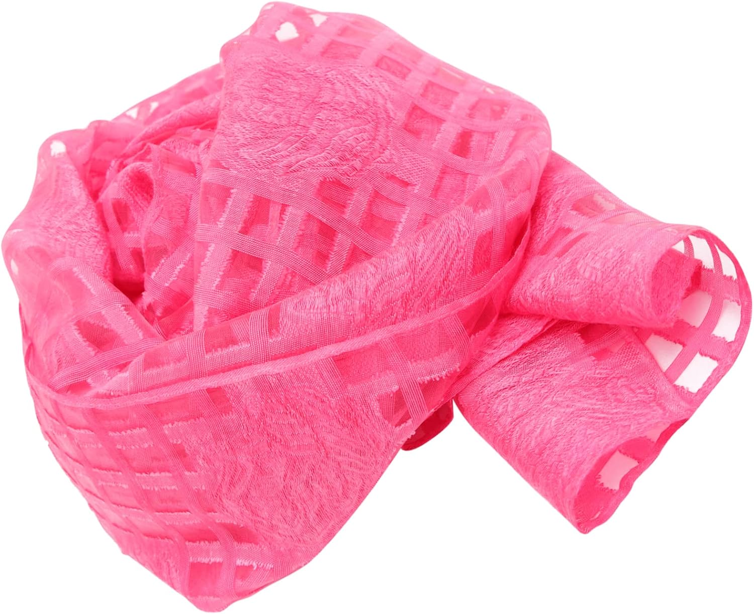 ガーゼスカーフ 切り花スカーフ シルクスカーフ シフォンスカーフ ビーチタオル ダンススカーフ 衣類 付属品 ロングスカーフ マント 婦人向け 絹のスカーフ ポリエステル ピンク