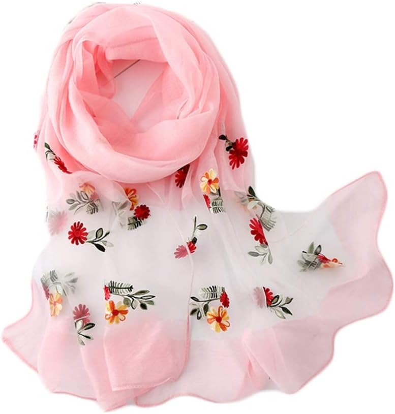 ストール マフラー ショール 刺繍 大判 男女兼用 レース 花柄 レディース 女性用 近所 お出かけ 海 おしゃれ トラベル 旅行 薄手 日焼け対策 冷房対策 結婚式 フォーマル 二次会