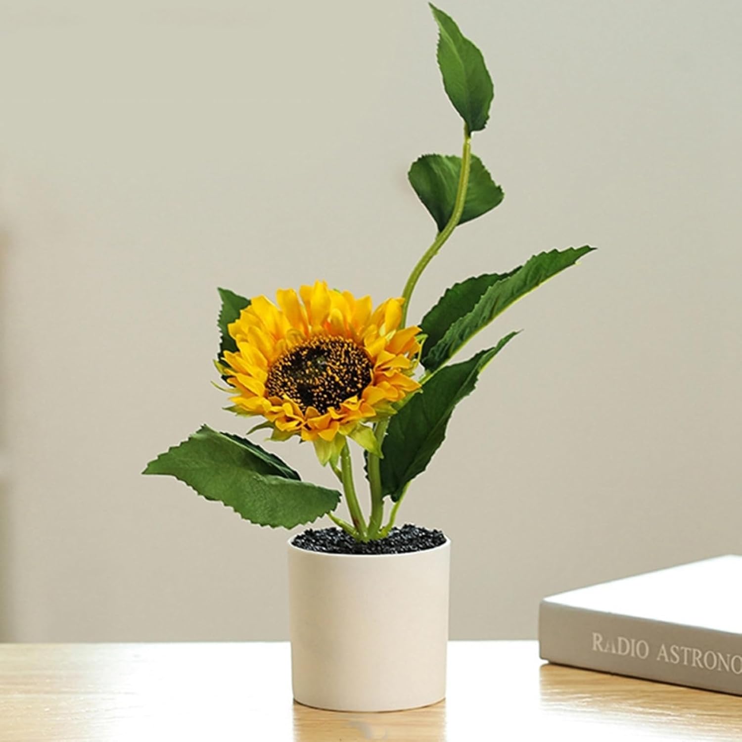 造花 インテリア 卓上 ひまわり 造花セット フェイクフラワー 人工花 盆栽 綺麗 北欧 おしゃれ 綺麗 テーブル装飾花 テレビ台 デスク 置物 装飾 フェイク花鉢植え 新築祝い 転居祝い 開店祝い