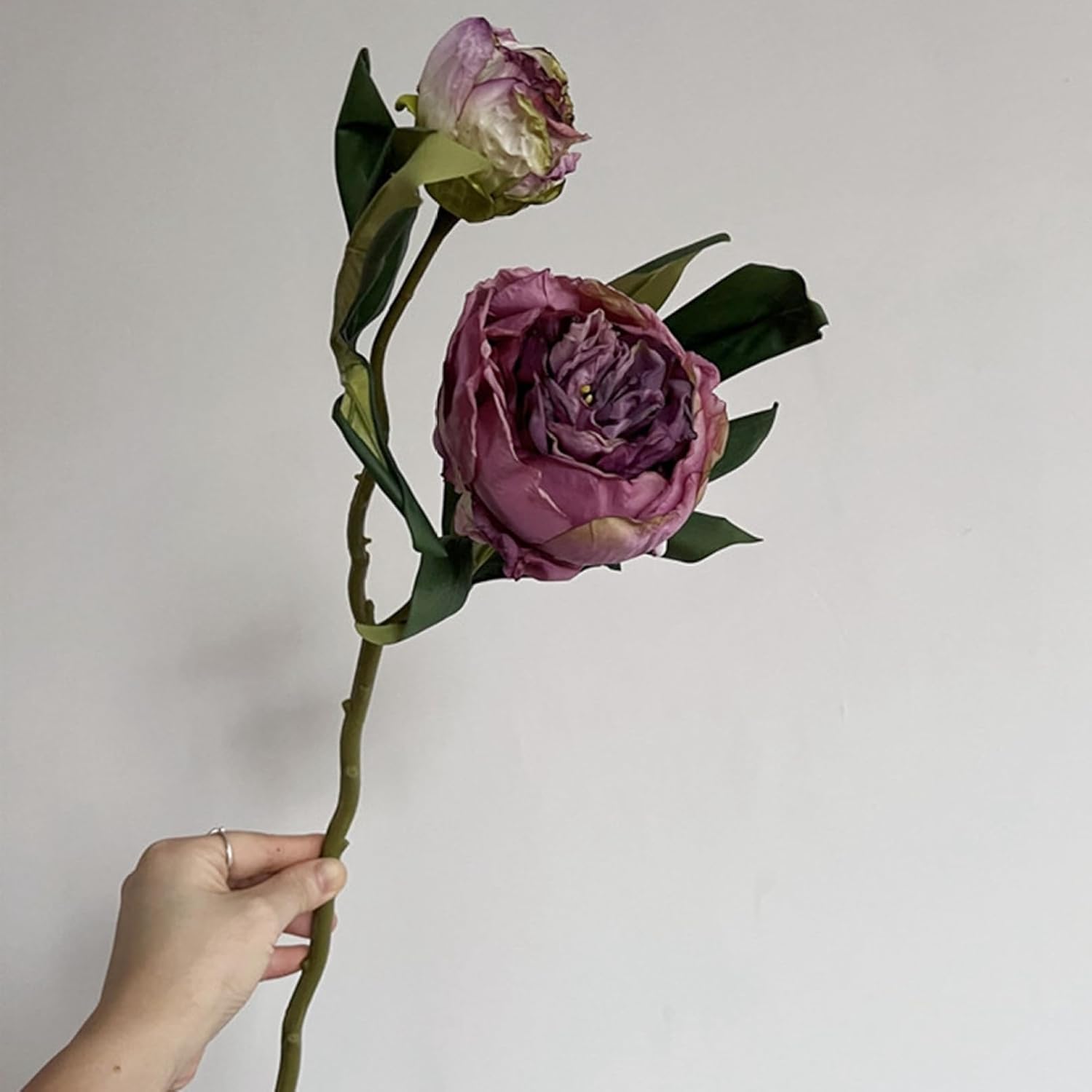 1本 牡丹 造花 花束 インテリア 枯れない ギフト プレゼント アートフラワー 事務所 店/喫茶店 パーテ..