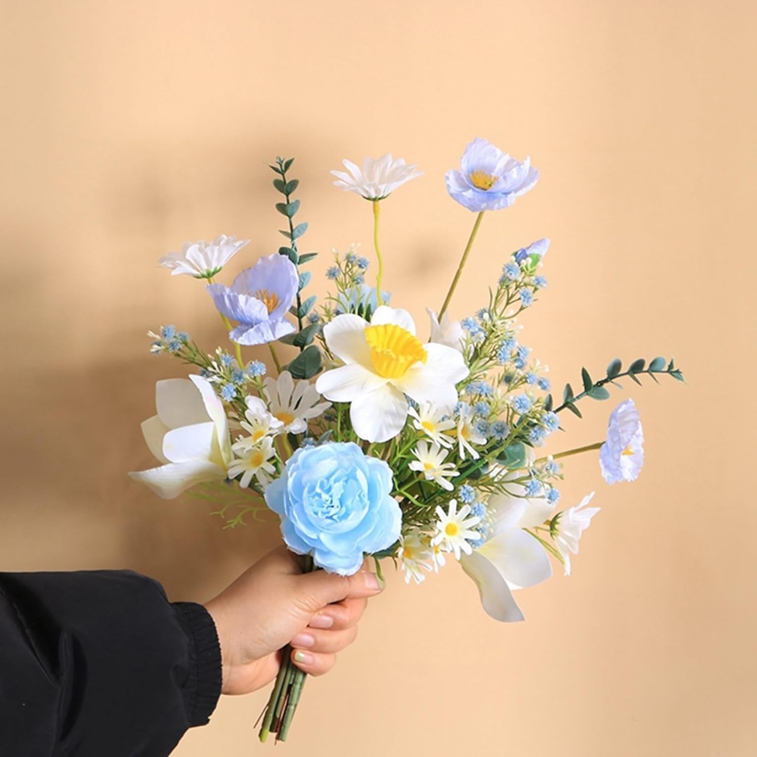 アートフラワー 造花 インテリア 卓上 ブーケ 絹布の花 造花セット フェイクフラワー 人工花 綺麗 おし..