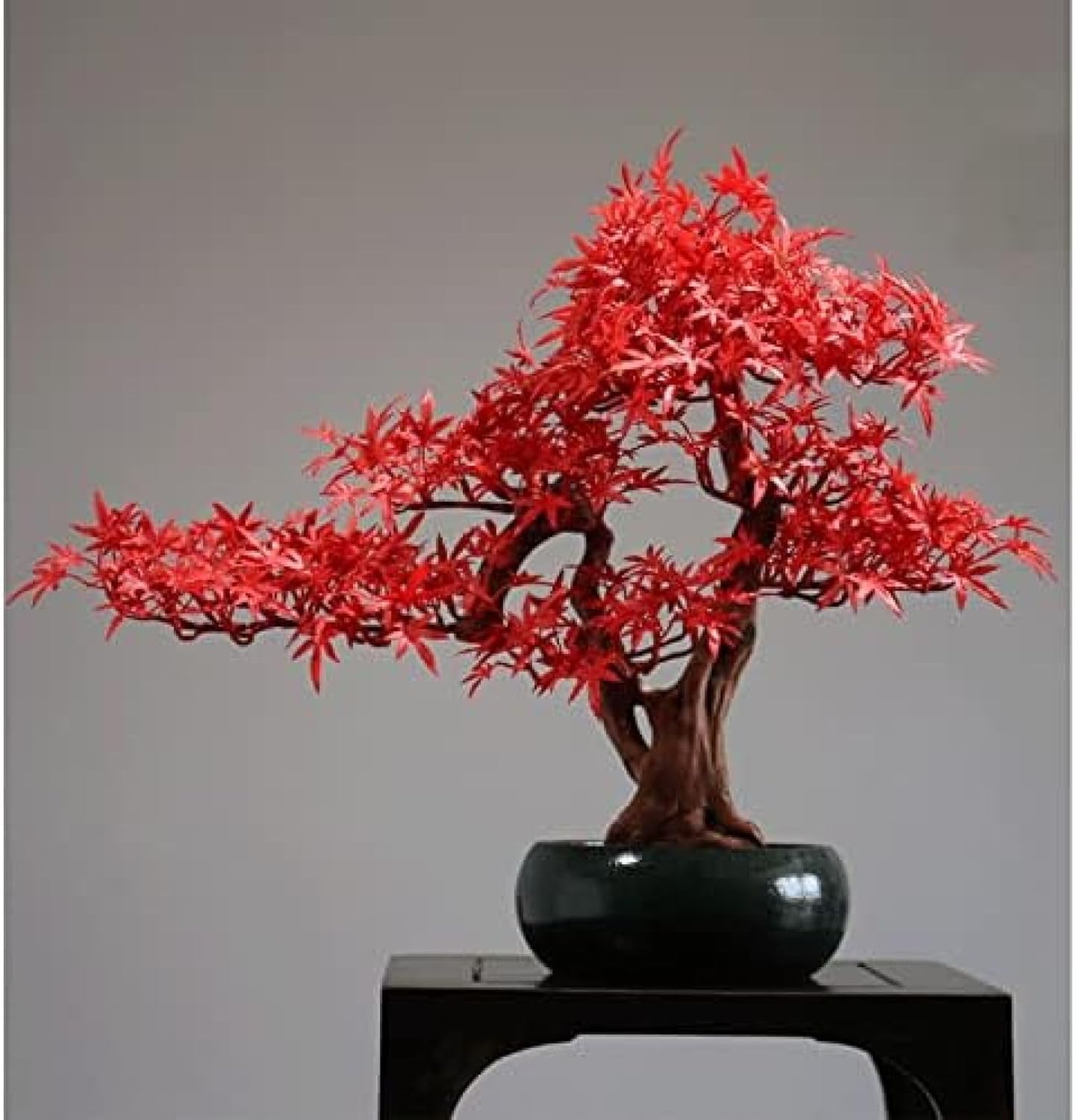 人工樹木 人工盆栽の木の鉢植えの植物の飾り盆栽シミュレーション盆栽緑の植物の偽物の装飾池のホーム..