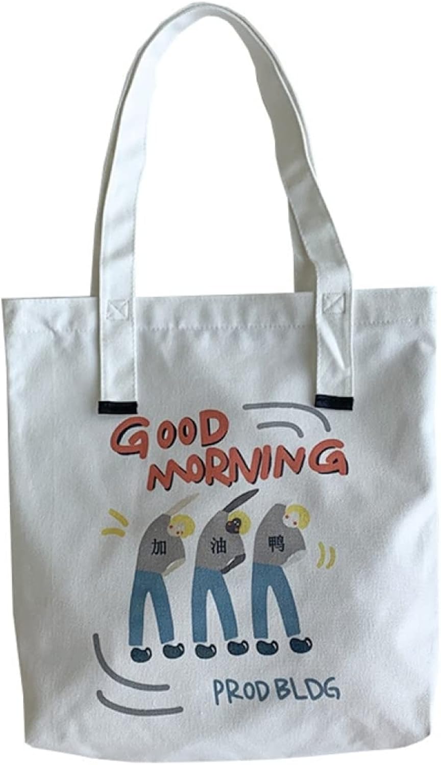 エコバッグ トートバッグ 大容量 38x39cm 書類や本 マグカップ 傘 入れて おしゃれ プリント柄 ファスナー付き 内側ポケット付き 手提げ 肩掛け 軽量 厚手 ショッピングバッグ