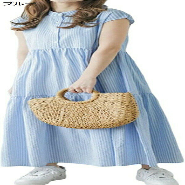 ストライプワンピース ノースリーブワンピース レディース マキシワンピース シャツワンピース 夏ワン..