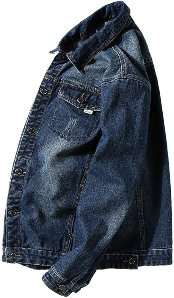 【全店通用25％OFFクーポン】メンズ ジニム ジャケット 春秋 ウォッシュ加工 大きいサイズ 折り襟 防風 防寒 デニムコート ジージャン ストレッチ スリム ヴィンテージ風 カッコイイ ファッション 合わせやすい 通勤 通