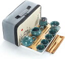陶器製ティーセット 番茶器セット 急須 湯呑みセット 茶器揃 陶磁茶具セット 茶器 茶皿 旅行ティーセット 中国茶セット ティーセット茶器乾燥ティートレー C