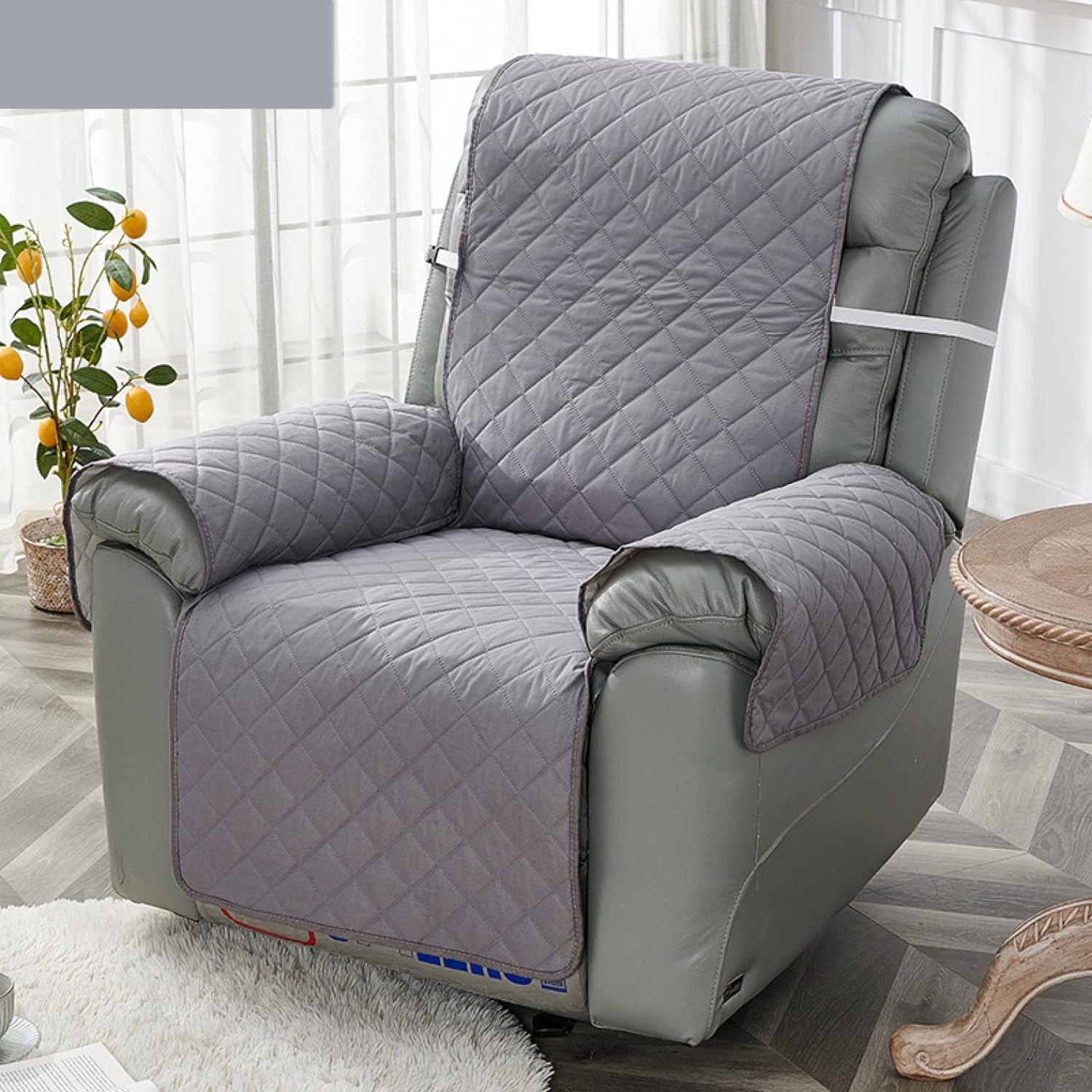 マルチカバー ソファーカバー シンプル 53*190 無地 チエック グレー 犬猫用シート オシャレ 保護カバー 快適 3人掛け ソファーマット 防水ソファーシーツ カバー インテリア リビング 北欧