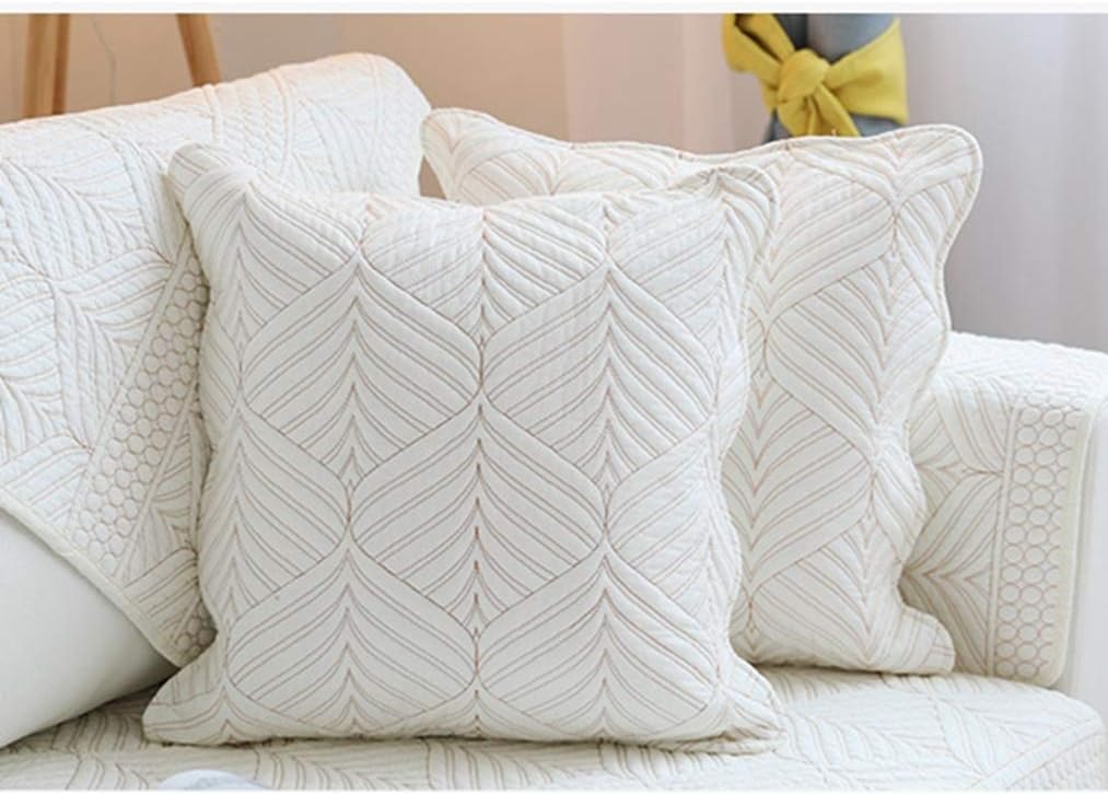 ソファカバー 北欧 西洋式 無地 キルティング コットン マルチカバー和風 110*210cm おしゃれ 滑り止め 肘付き 肘なし 1人掛け 2人掛け 3人掛け 室内マット 汚れ防止 洗える 防塵 傷 [3]