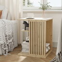 シンプル 北欧 3段 エンドテーブル - モダン ファームハウス サイドテーブル リビングルーム 小型 ベッドサイドテーブル ナイトスタンド 収納棚付き 寝室 ...