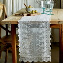 テーブルセンター おしゃれ 北欧 カラー1 白 レース 透明 布 刺繍 32*140-220cm 洗濯可 景品 お歳暮 プレゼント 北欧風 テーブルセンター レ...