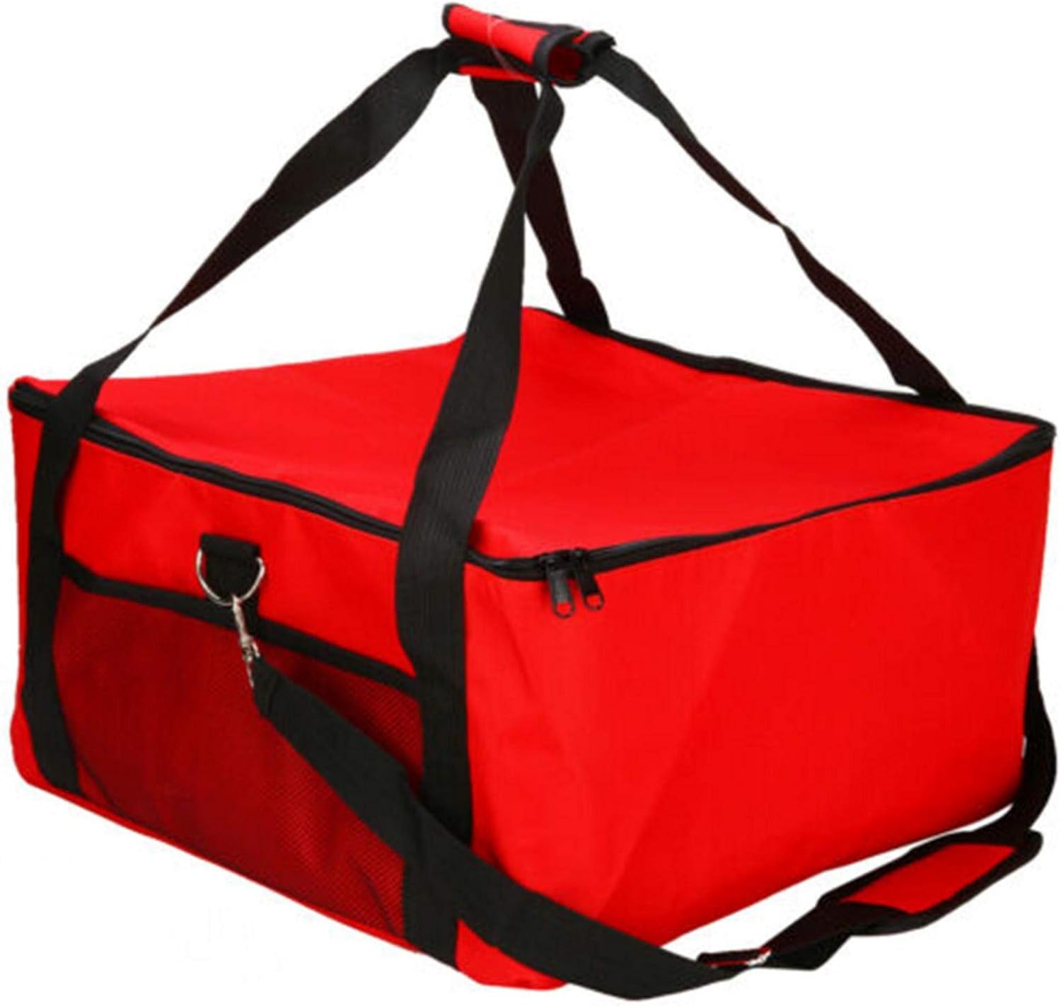 断熱ピザバッグ 保温バッグ ピザ 断熱サーマルピクニックバッグ 食品デリバリーポーチオックスフォード布アルミ箔 保冷 保温 収納バッグ 16インチ ピザバッグ デリバリーバッグ ケーキ 保温 保冷バッ